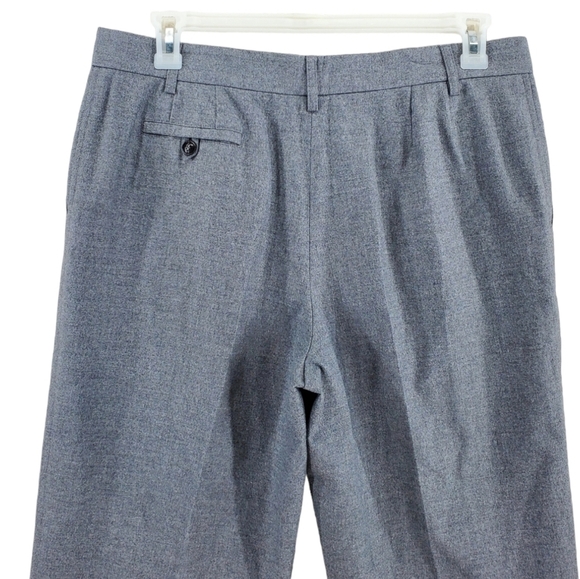 Giorgio Armani Gray Career Pants Trousers Hi Rise Tapered Wmns IT 46 US 10 36x35 - Picture 7 of 13